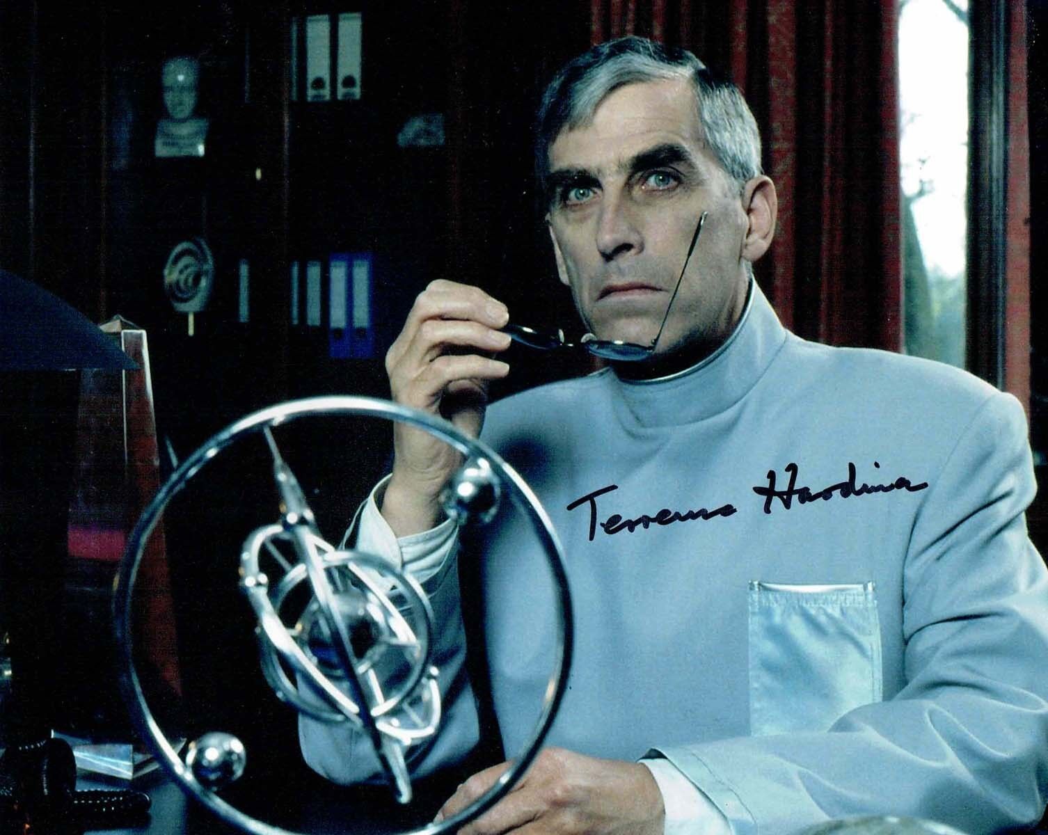 Terrence HARDIMAN SIGNED Autograph 10x8 Photo Poster painting 1 AFTAL COA The Demon Headmaster