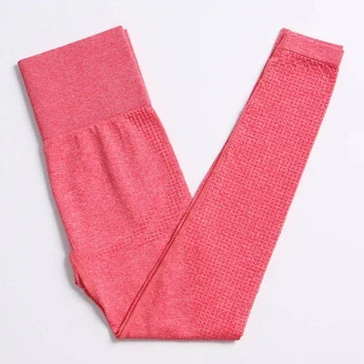 Yvlvol elasticity sportswear high waist running fitness 2pieces set tracksuit women knitting Ttops +pants women