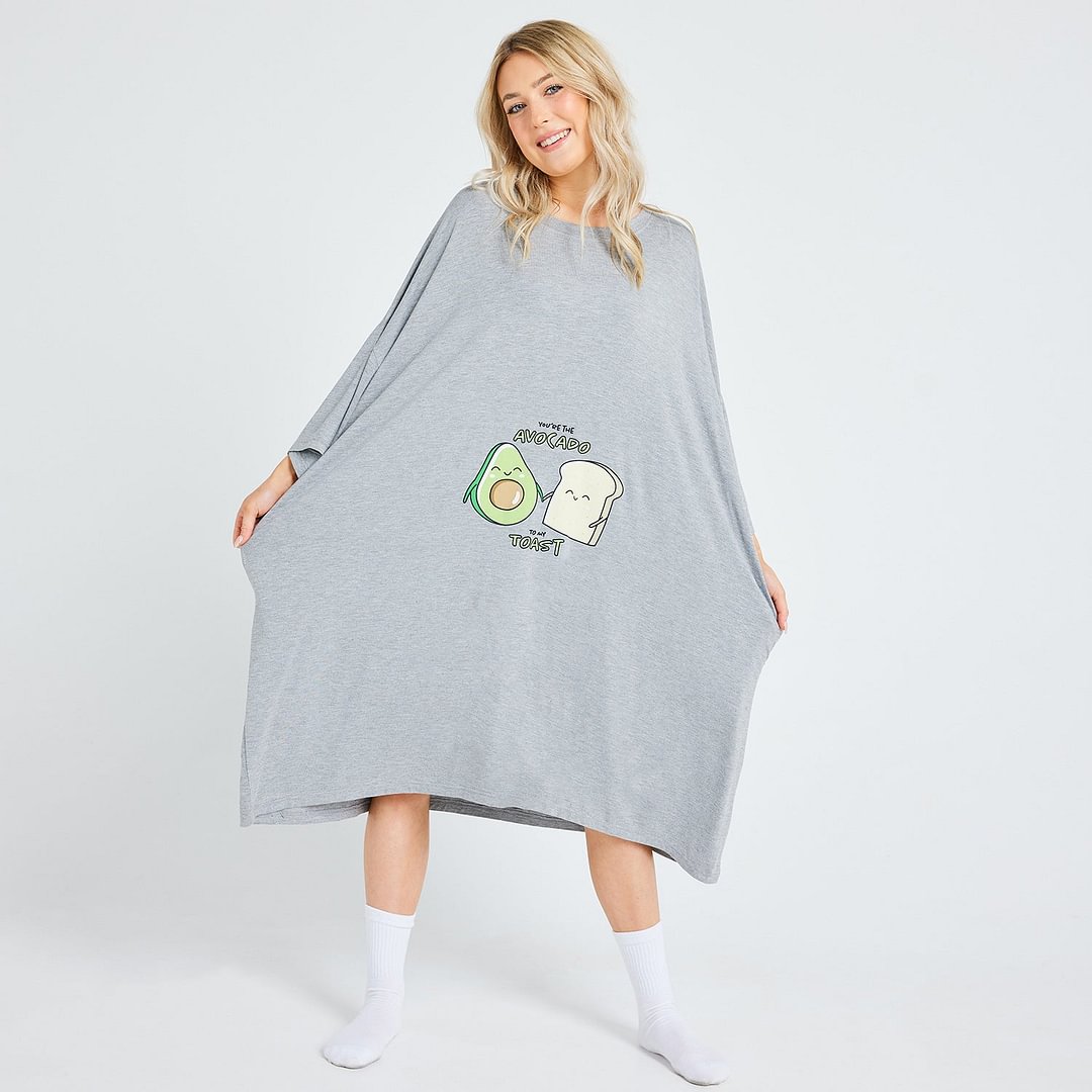 Avocado and Toast Oodie Sleep Tee