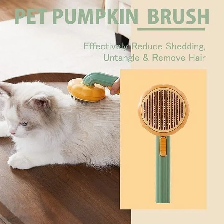 NEW YEAR HOT SALE 40% OFF-Pumpkin Pet Grooming Tool Pet Remove Hair Brush-BUY 2 FREE SHIPPING