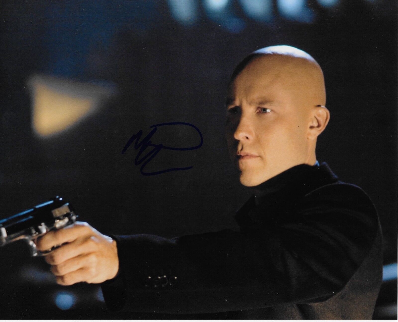 MICHAEL ROSENBAUM 'SMALLVILLE' LEX LUTHOR SIGNED 8X10 PICTURE *COA 1