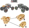 AMK UTB18 Brass Counter Weight Axle Housing for Axial RC Crawler 1/18 UTB18 Capra Unlimited Trail Buggy RTR Upgrade Part (Front Axle 3in1)