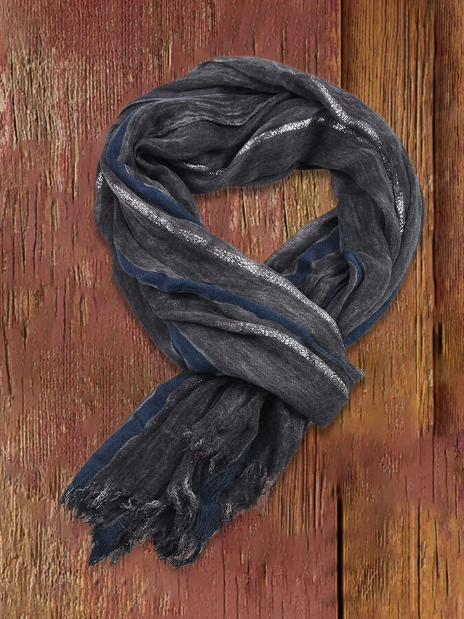 Striped Casual Scarf Scarves
