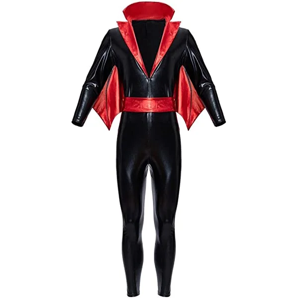 Men's Michael Morbius Cosplay Bodysuit Costume Vampire Uniform Outfit for Halloween