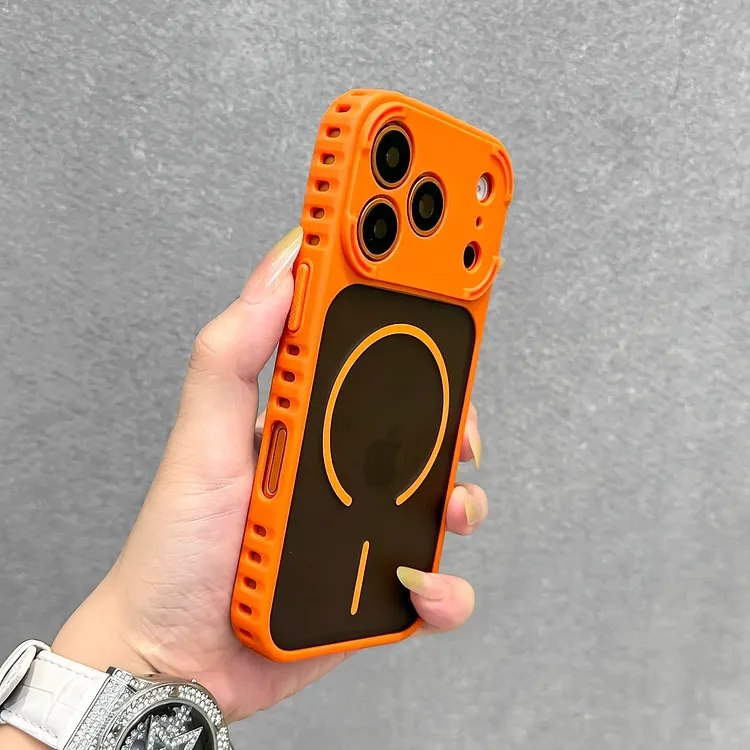 Magnetic Compatible Ventilated Case Cover for iPhone