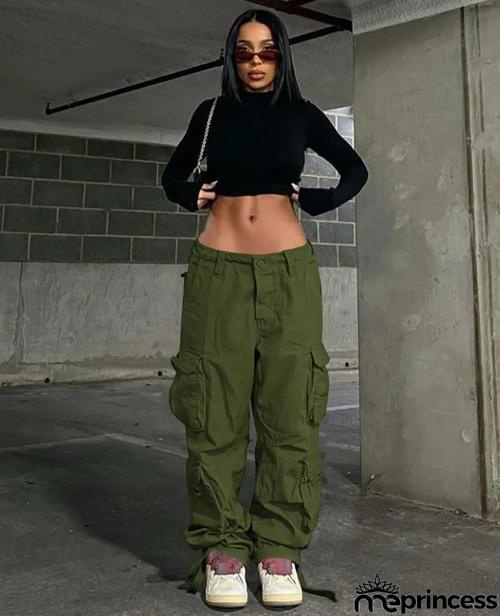 Women Casual Loose Cargo Pant