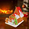 DIY Christmas House Diamond Painting Wooden Desktop Decor