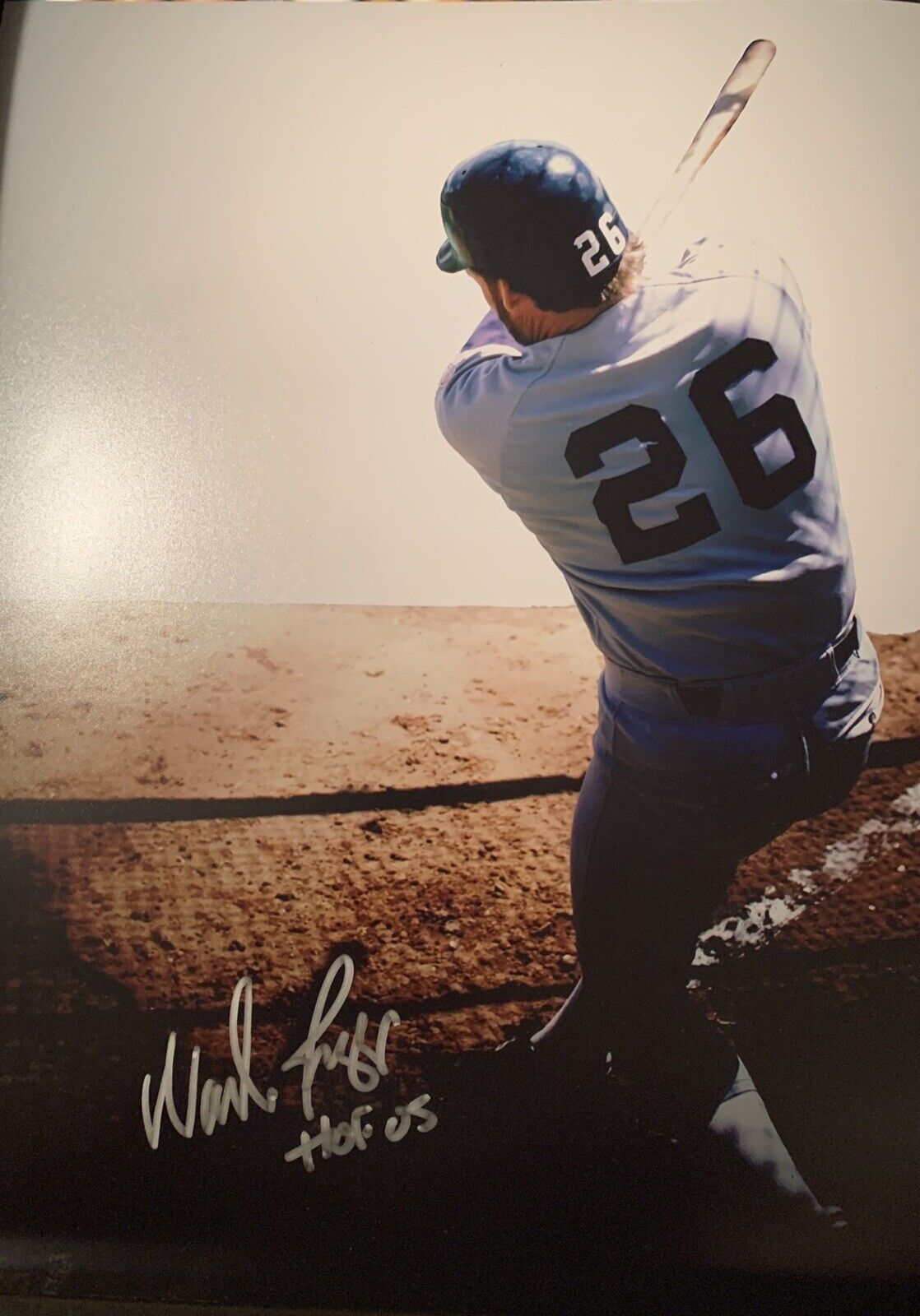 Wade Boggs Signed 11x14 Photo Poster painting Pic Auto Redsox