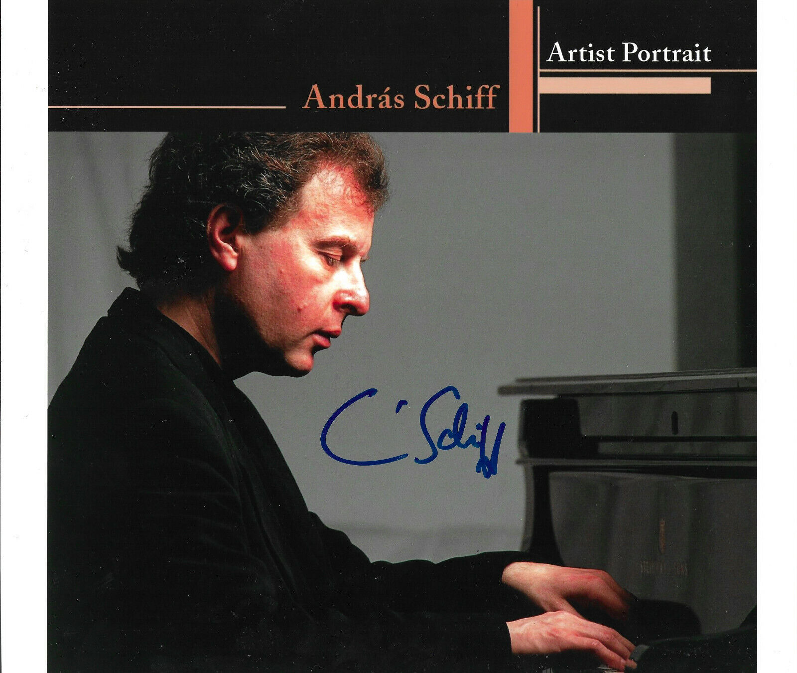 Andras Schiff signed 8x10 inch Photo Poster painting autograph