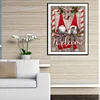 【2 pi&egrave;ces/paquet】-No&euml;l gnome-plein rond diamant peinture-30 * 40cm