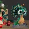 Pfau Holz - 5d DIY Bastelornament