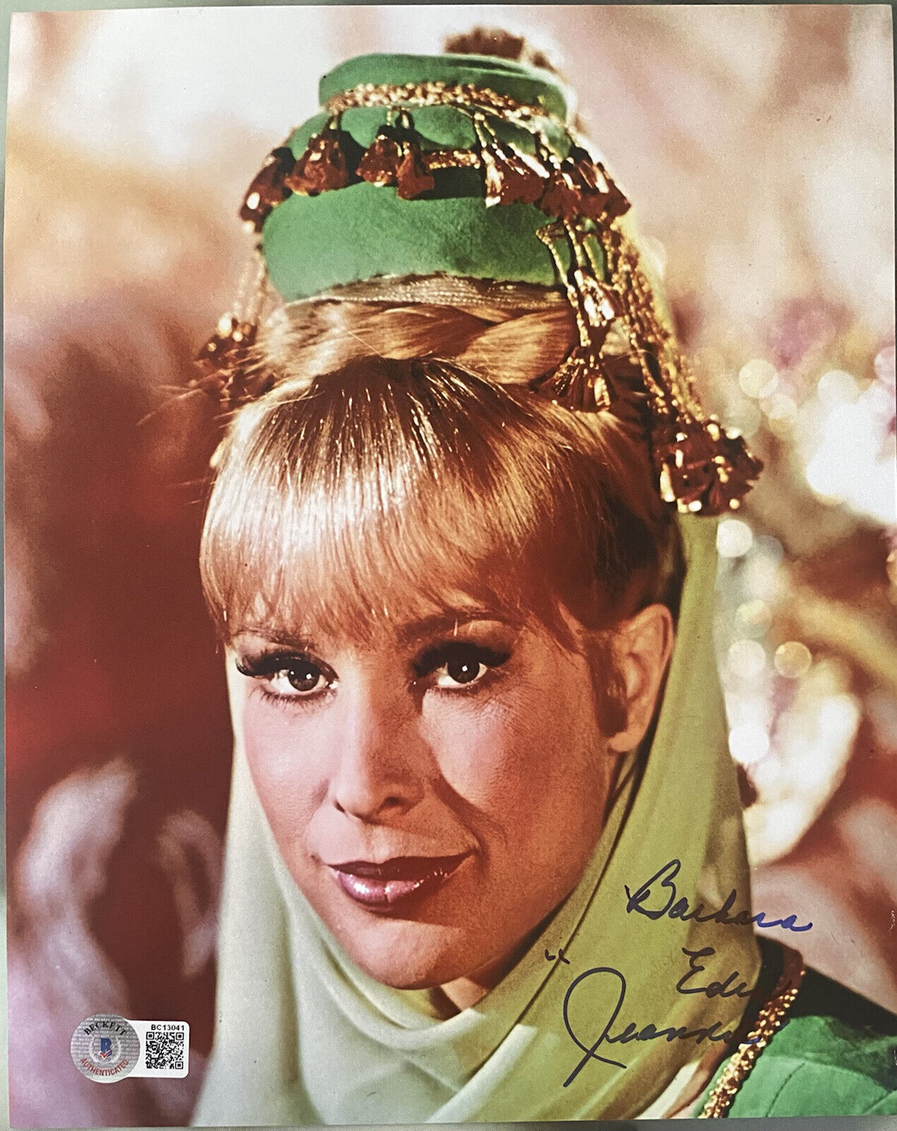 Barbara Eden Signed Autographed 8x10 Photo Poster painting I dream of Jeannie Beckett ?