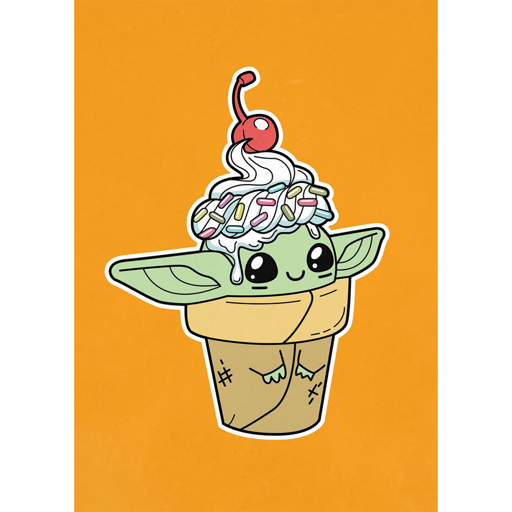 

Star Wars Yoda - 11CT Counted Cross Stitch - 40*56CM, 501 Original