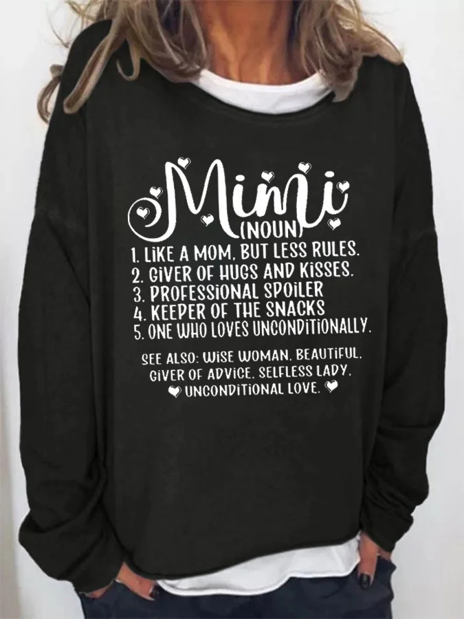 Mimi Noun Printed Women's T-shirt