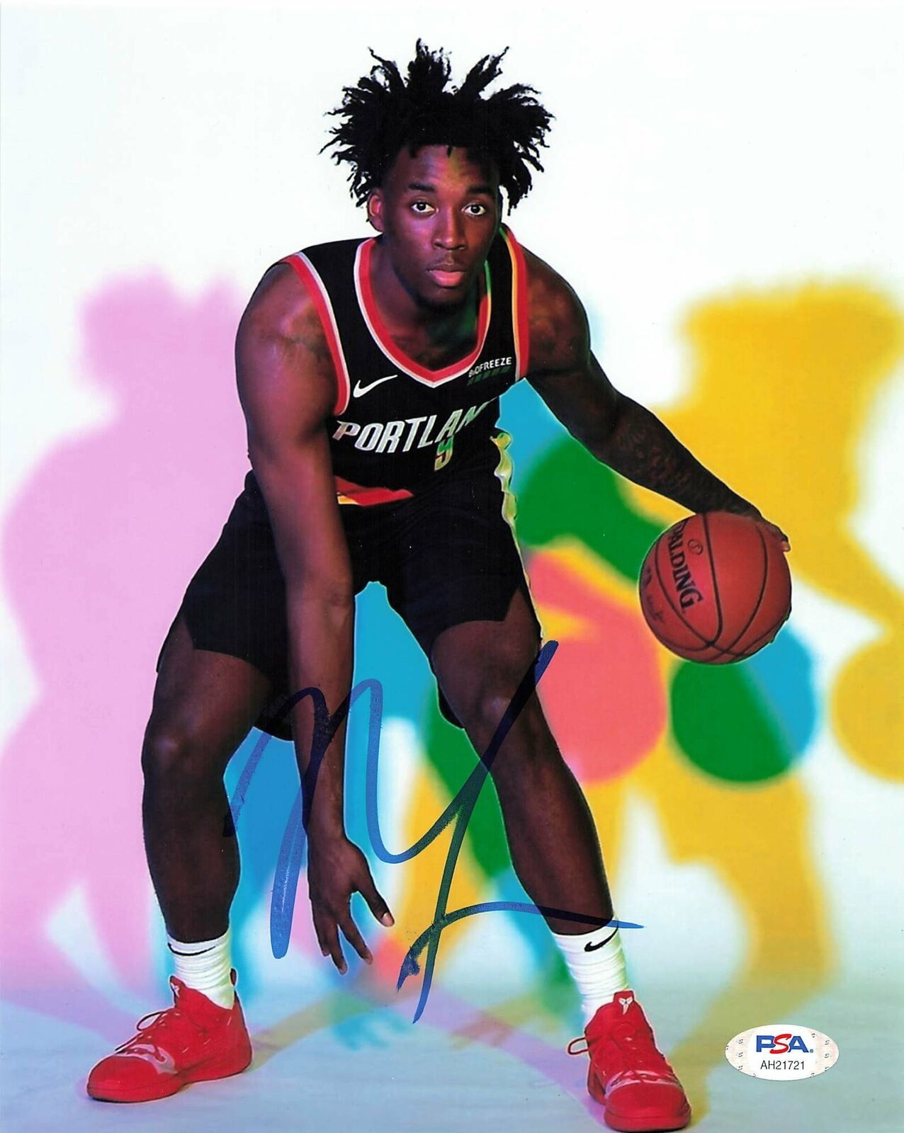 Nassir Little signed 8x10 Photo Poster painting PSA/DNA Portland Trailblazers Autographed