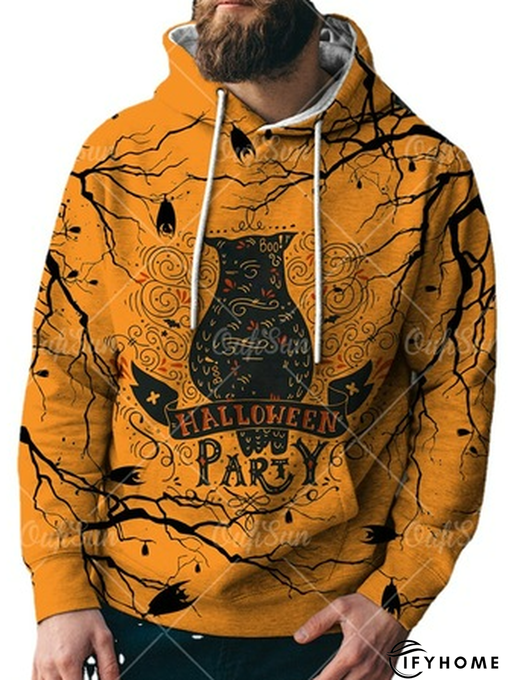 Men's animal print casual sweatshirt | IFYHOME