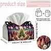 Large Size DIY Starry Christmas Forest Diamond Painting Tissue Box