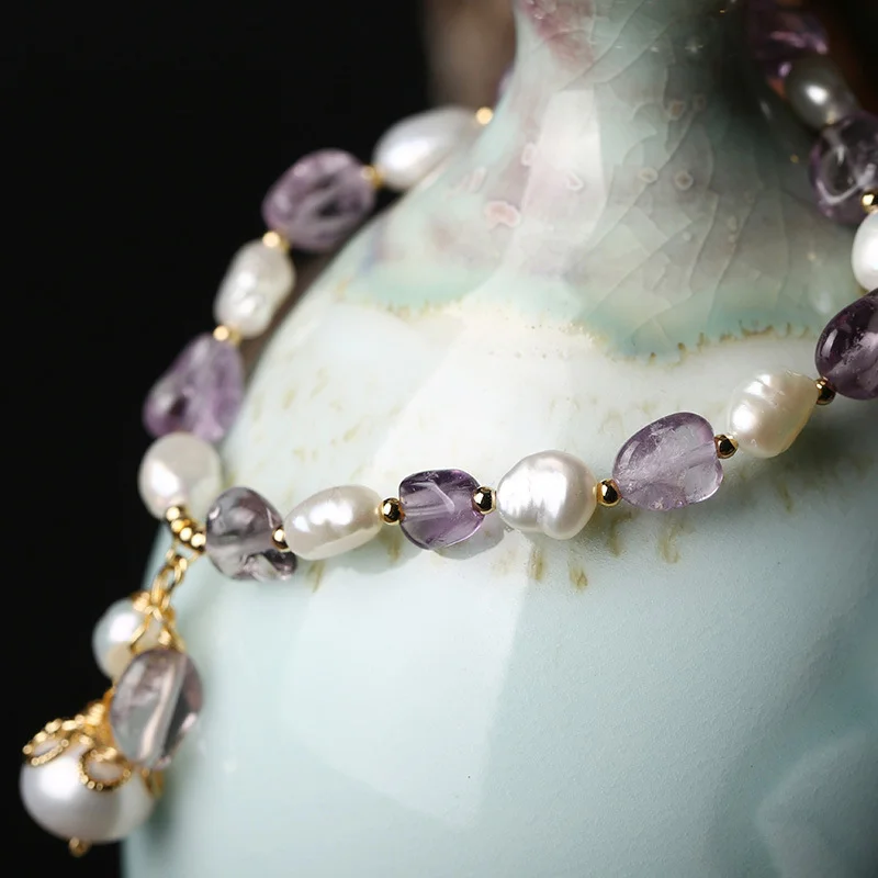 Companion Pearl crystal bracelet