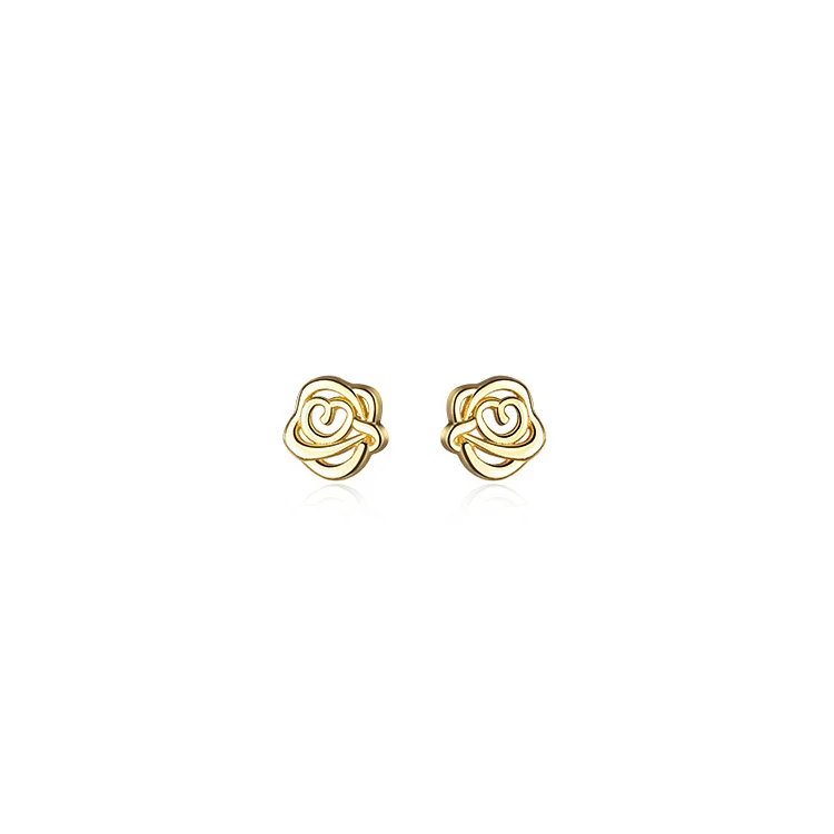 Exquisite S925 Silver Flower Earrings for Woman for Girls