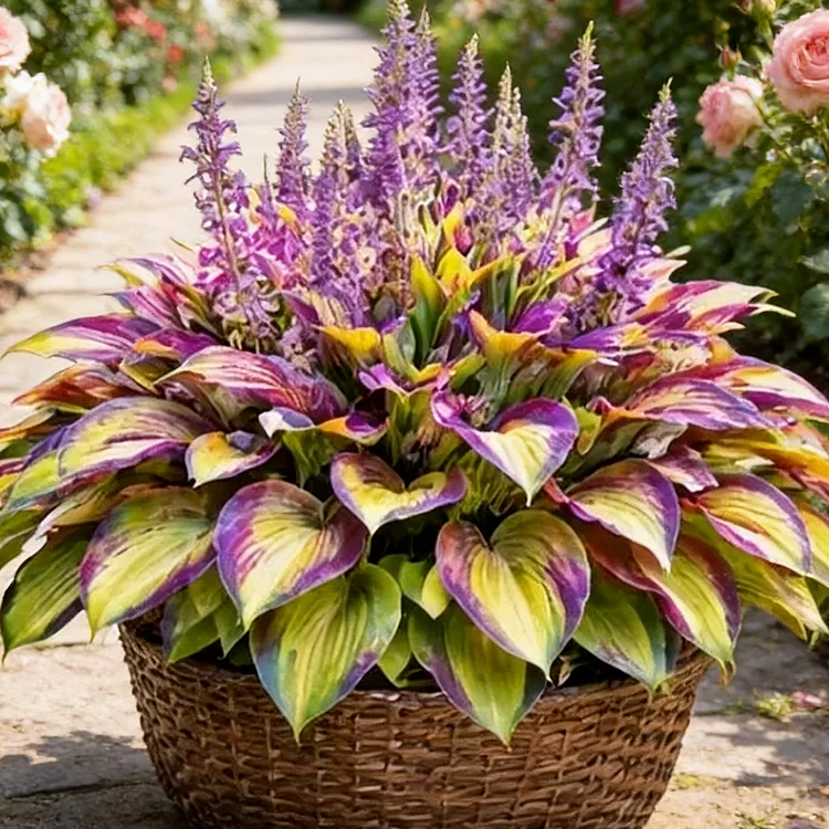 🪴Golden Lavender Radiance Hosta Bulbs🌟High-Yield🌟 