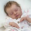 [New] 20" Lifelike Reborn Girl Brown Hair Baby Doll Named Vasena, Looks Really Cute - RBBI-Myrebornbabydoll&reg; Myrebornbabydoll&reg;