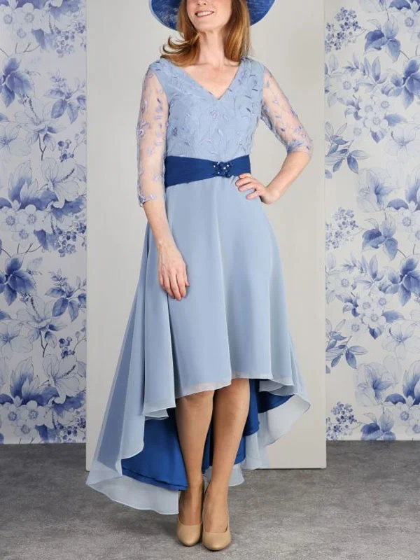 delicate tulle outer pleated belt women's dress