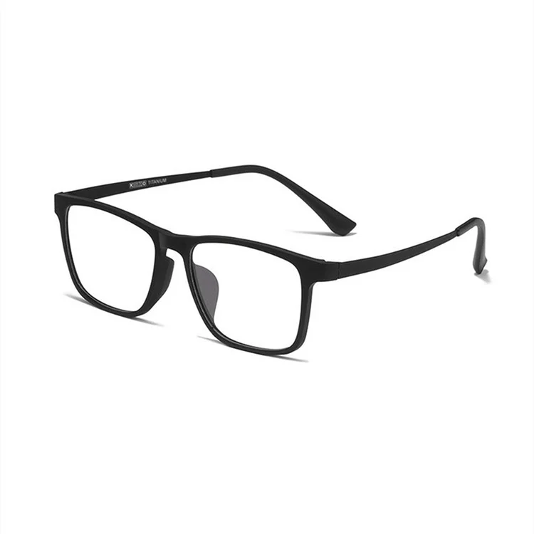 Ultra-Light Square Pure Titanium Comfortable Men Woman Eyeglasses Frame Myopia Reading Optical Prescription Large Frame Glasses