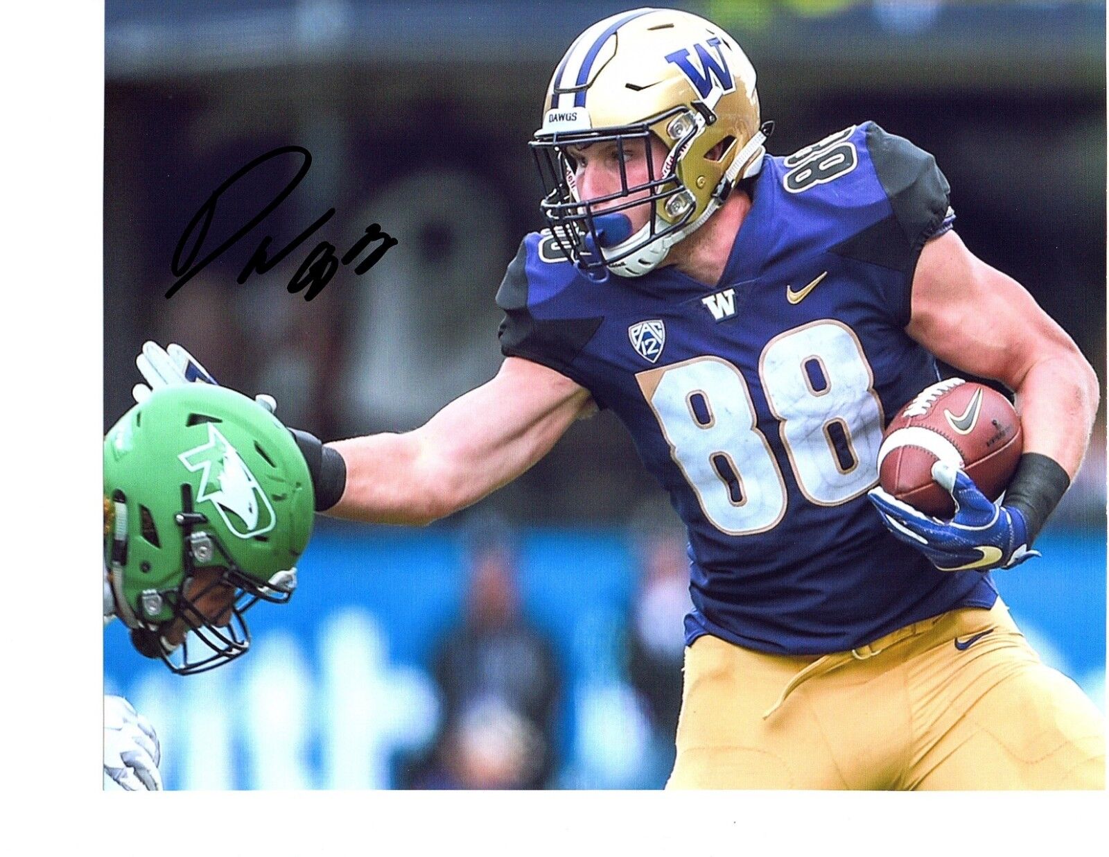 Drew Sample Washington Huskies signed autographed 8x10 football Photo Poster painting