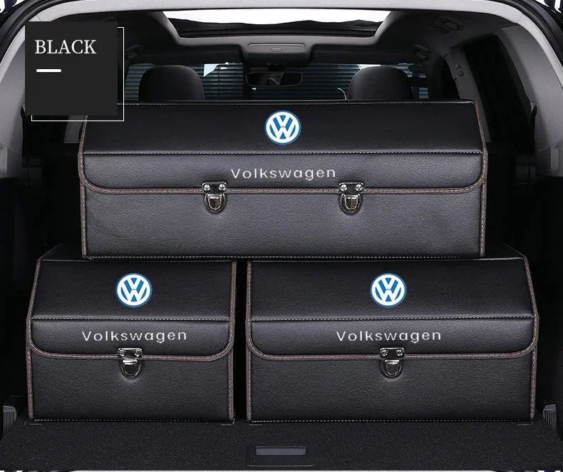 Car Trunk Leather Storage Box
