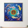 5D DIY Vollrundbohrer teilweise ab Diamond Painting Koi Kit Kunst Dekor 45x45cm