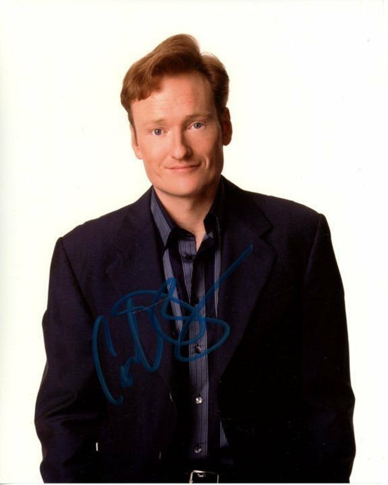 Conan obrien signed autographed Photo Poster painting