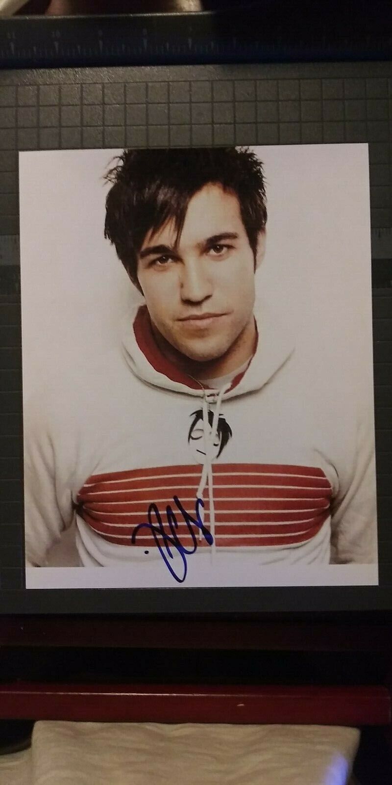 Pete Wentz signed 8x10