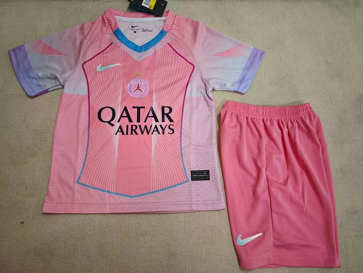 2025-26 Paris Saint-Germain Pink Jersey - Kids' Version