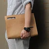 Genuine leather business briefcase men's handbag vertical casual top layer cowhide messenger bag
