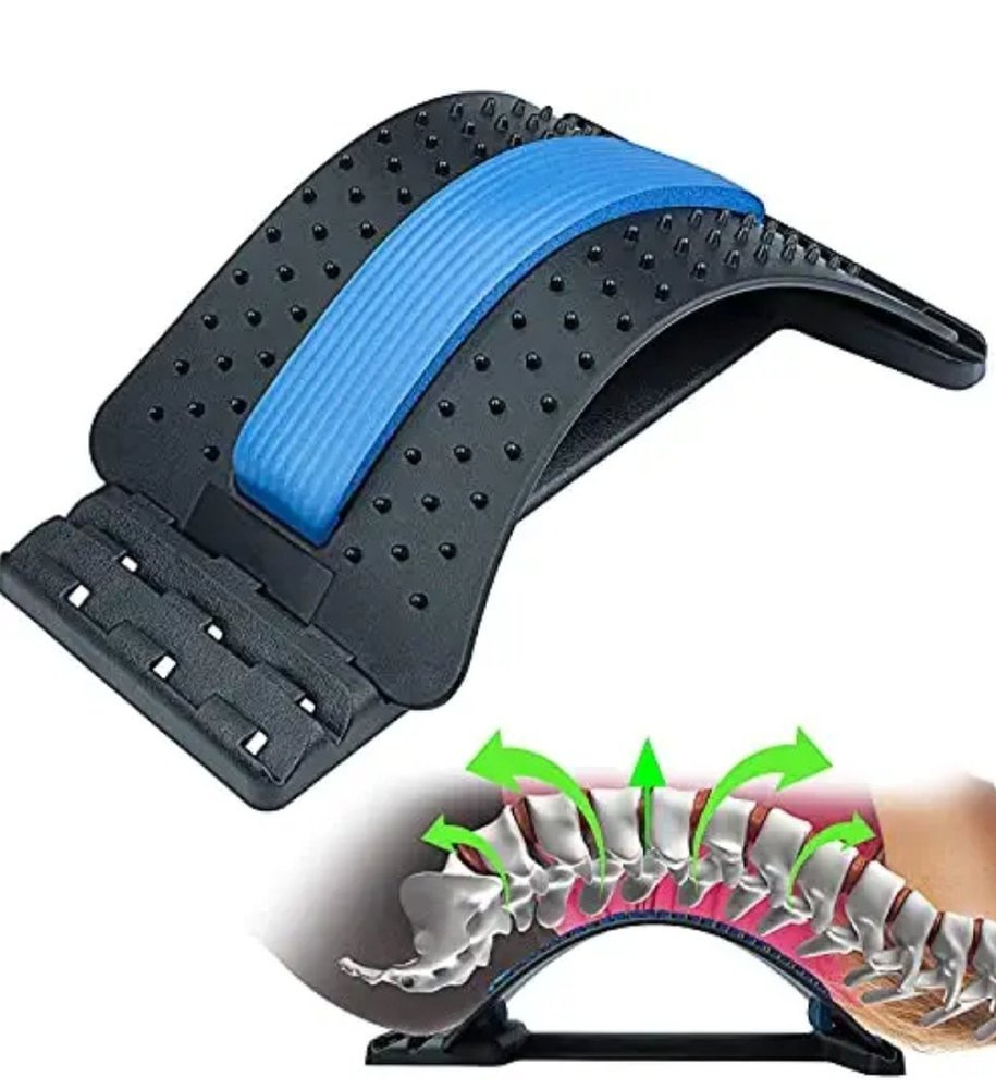 Multicolor Plastic 3 Level Back Massager Pain Relief