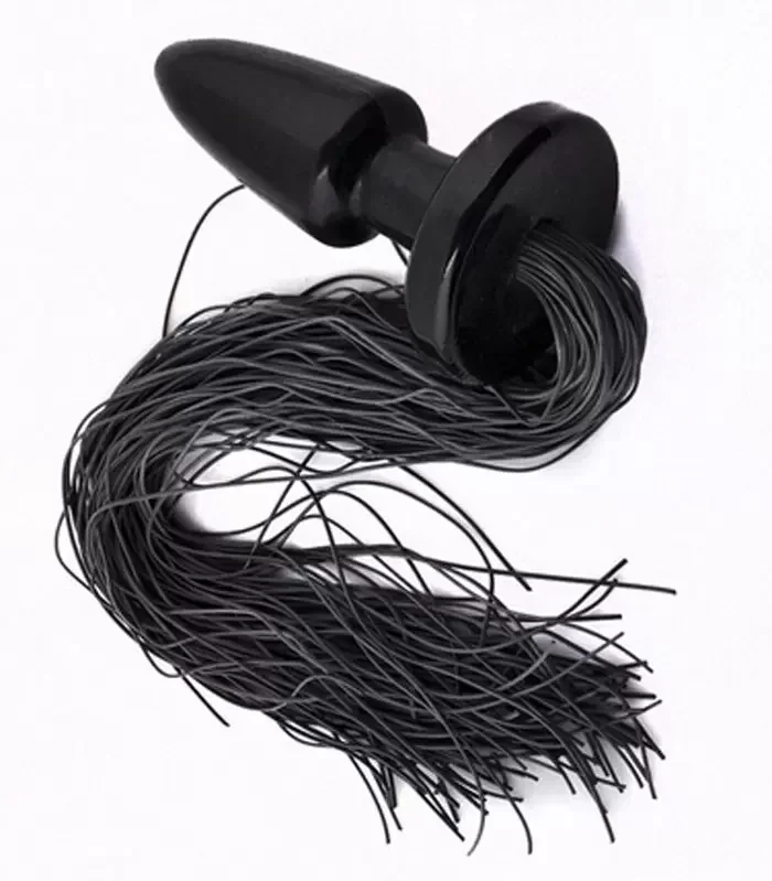 Silicone Butt Plug Horse Tail Anal Plug