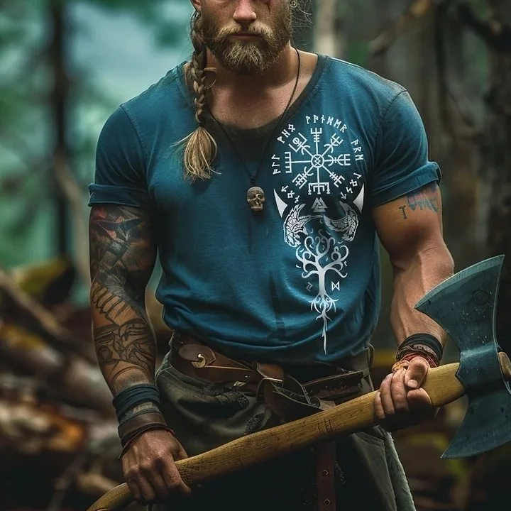 Men's Viking T-shirt-inspireuse
