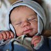 17" Look Real Lifelike Cloth Body Eyes Closed Reborn Newborn Baby Doll Girl Galona - RBBI-Myrebornbabydoll&reg; Myrebornbabydoll&reg;