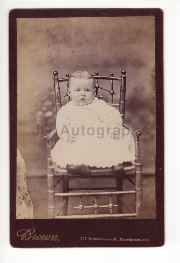 19th Century Child - Cabinet Card Photo Poster painting - Providence, Rhode Island