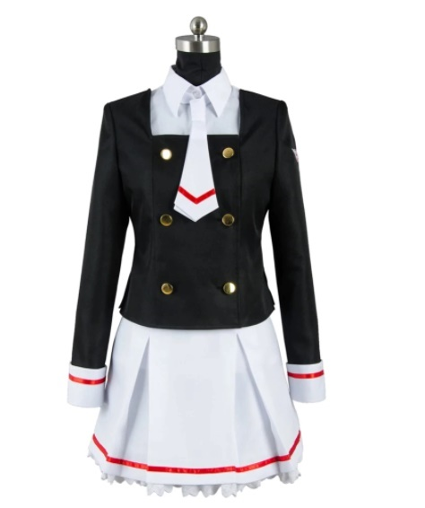 Cardcaptor Sakura Sakura Kinomoto School Uniform Cosplay Costume