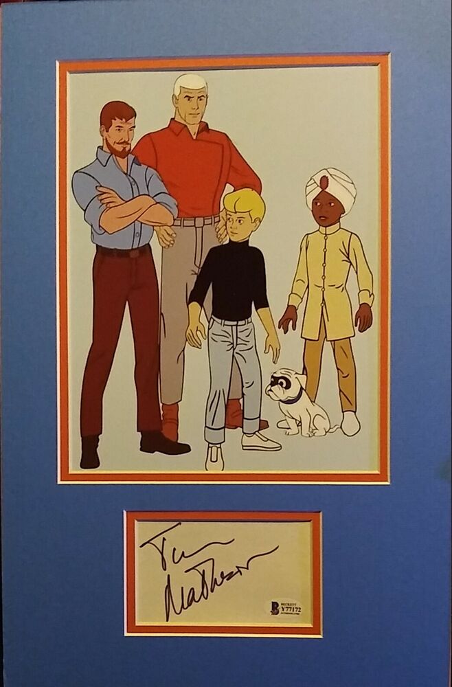 Tim Matheson- Jonny Quest - signed BECKETT