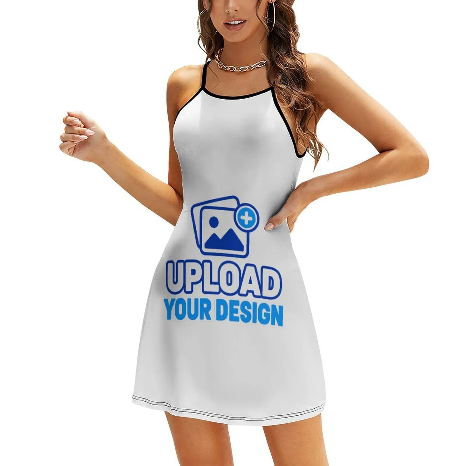 Custom Adjustable Spaghetti-Strap Layering Mini Dress product image 9