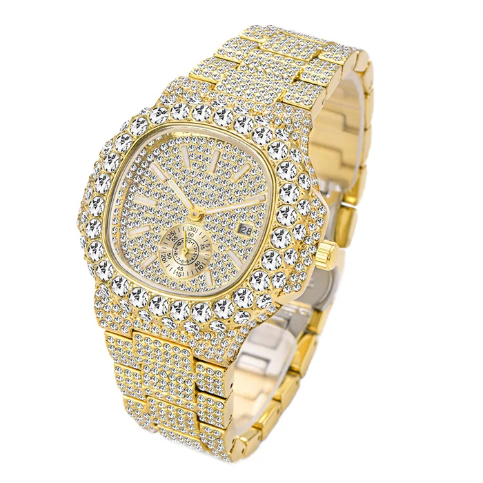 Artificial Diamonds Watch #13116