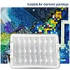 Boîte de rangement de tri diamant peinture diamant avec compartiments transparents