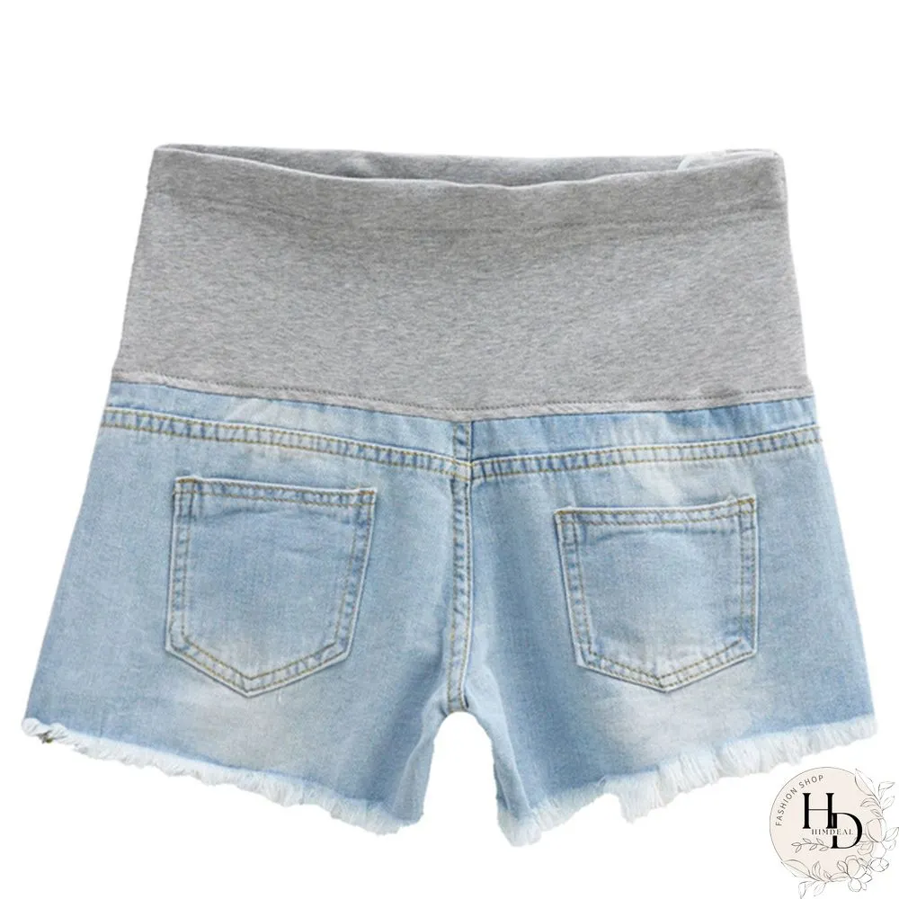 Pregnant women's Denim Shorts Summer Pregnant Casual Short For Women Pregnacy Shorts