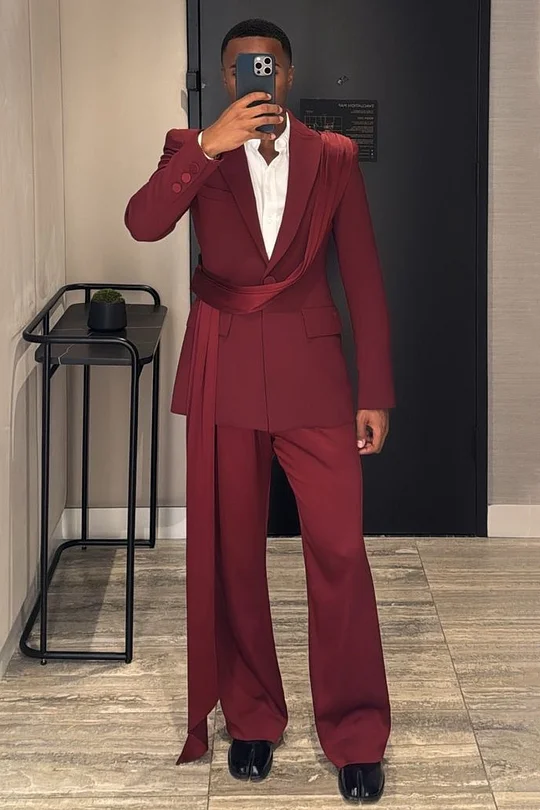 dresses and suits for prom Koscy Silver Party Fashion Suit Pieces Prom Suits for Men for work Do Guys Wear Suits or