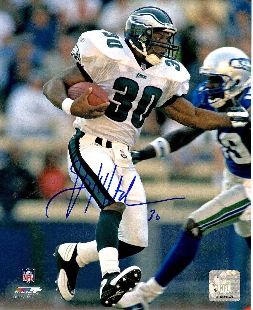 Autographed BRIAN MITCHELL Philadelphia Eagles 8x10 Photo Poster painting w/COA