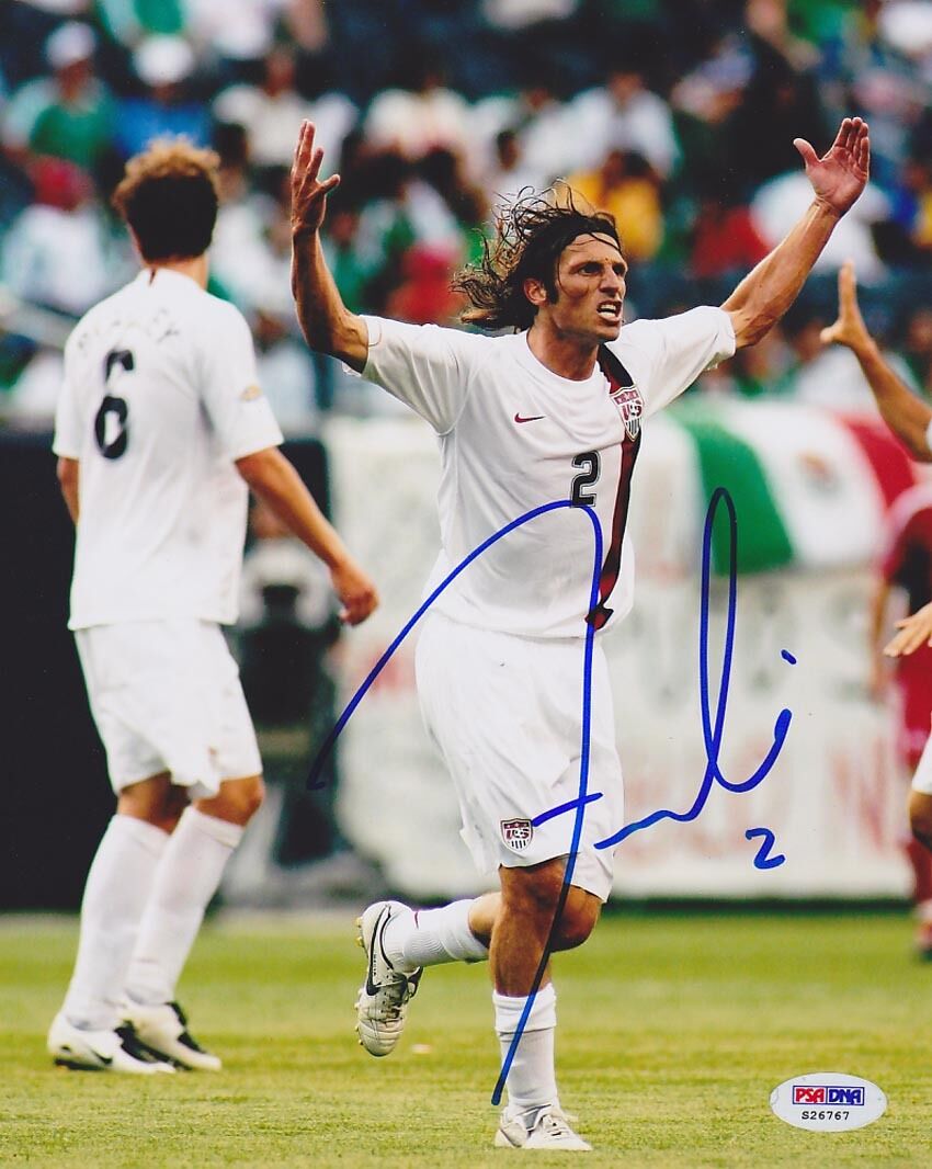 Frankie Hejduk SIGNED 8x10 Photo Poster painting Team USA *VERY RARE* PSA/DNA AUTOGRAPHED