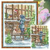Christmas-14CT Stamped Cross Stitch 26*33cm/10.24*12.99in tapestrymarket
