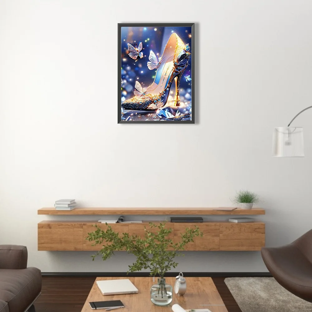 Partial AB Diamond Painting - Full Round Drill - Dream High Heels(Canvas|35*45cm)